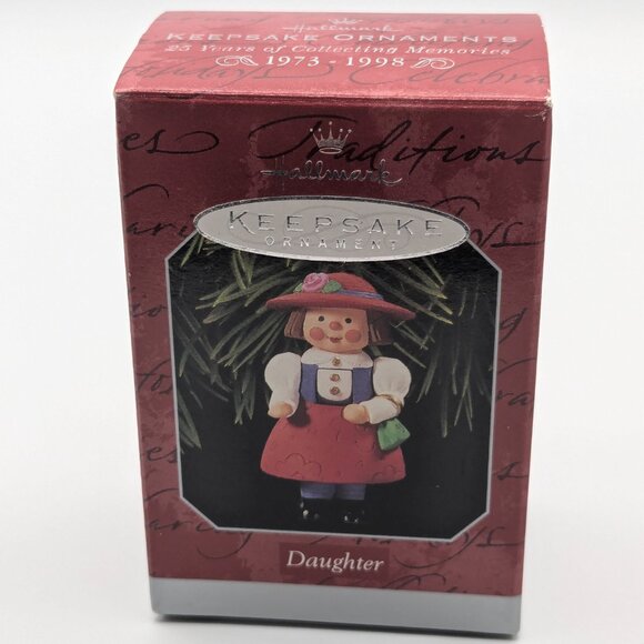 Hallmark Keepsake Daughter 1998, Vintage Wooden Christmas Ornament - Picture 8 of 11